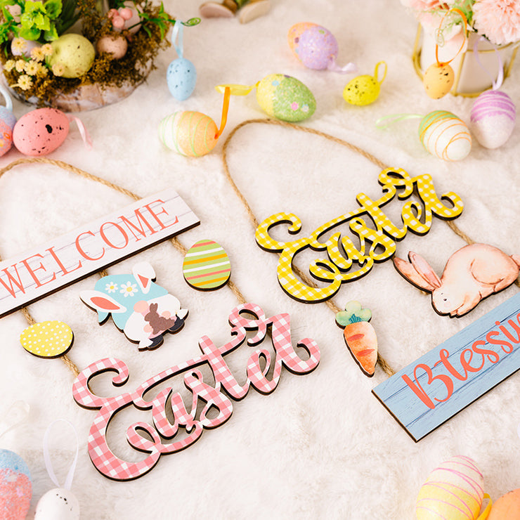 Easter Wooden Hanging Widget