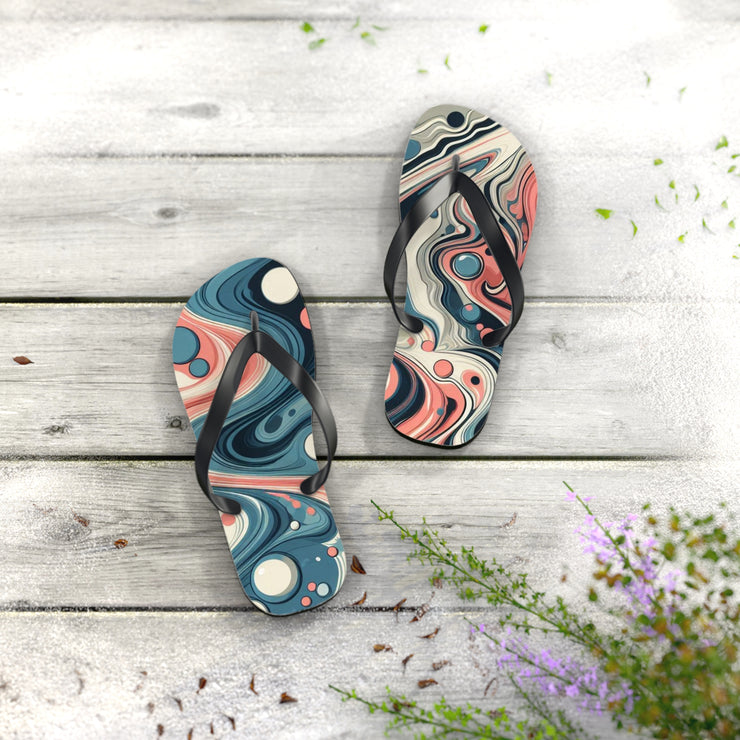 FASHION JUNKY - Very Abstract Very Unique Flip Flops