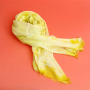 Lightweight Yellow Long Scarf