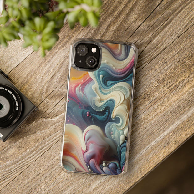 FASHION JUNKY - Liquid Art Fluid Flowing Pattern Phone Case - Bold & Pastel