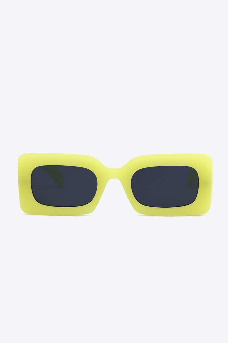 Polycarbonate Frame Rectangle Sunglasses