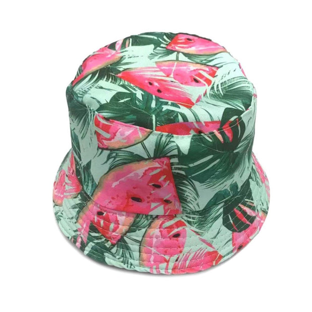 Green Watermelon Reversible Bucket Hat