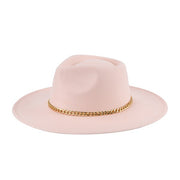 CHAIN BELT FEDORA HAT