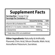 Iris Cosmetics - BCAA Supplement, Watermelon (325g, 11.46oz, 45 servings)