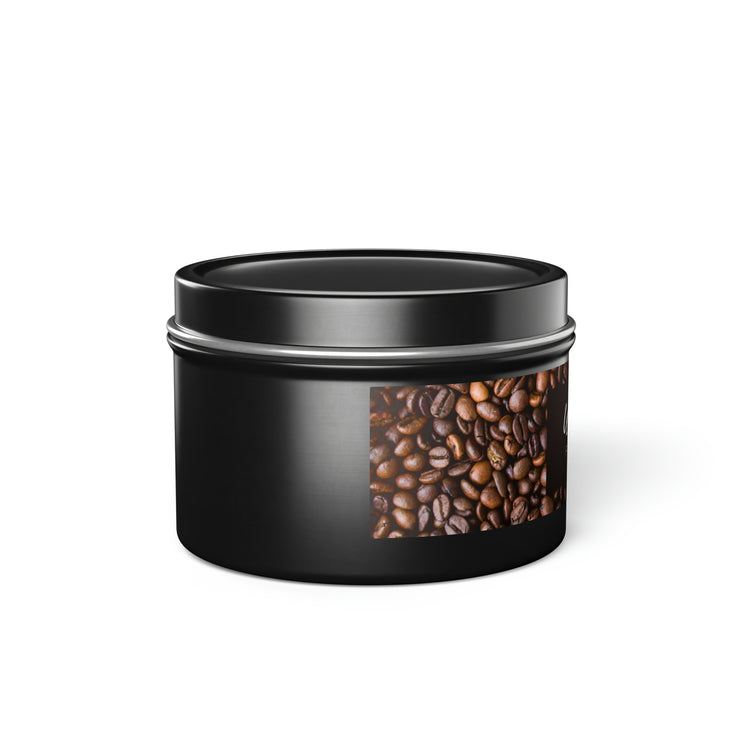 Unique Oils - Fresh Coffee Tin Candle