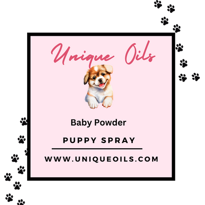 UNIQUE OILS Baby Powder Puppy Spray