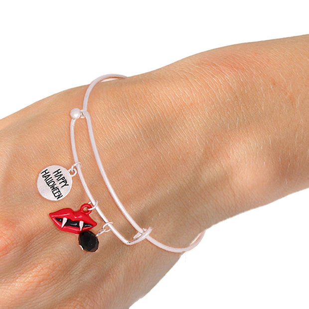 Dracula Charm Halloween Bangle