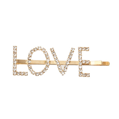 Gold LOVE Bobby Pin