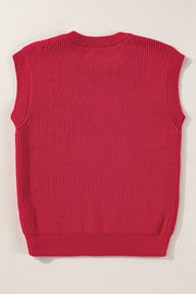 Racing Red Game Day Rugby Football Season Sweater Vest