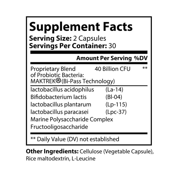 Iris Cosmetics - Probiotics Supplement (60 Capsules)