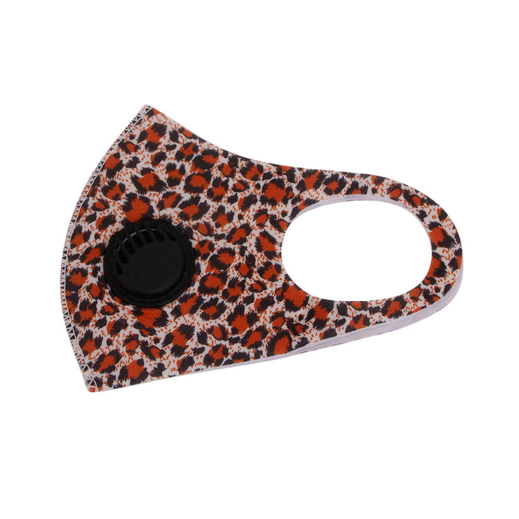 Skull Leopard Print Filter Mask