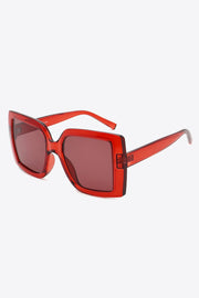 Acetate Lens Square Sunglasses