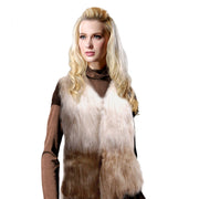 Brown Faux Fur Fashion Vest