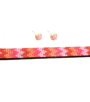 Pink Beads Acrylic Choker