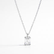 925 Sterling Silver Zircon Pendant Necklace