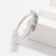 925 Sterling Silver Rhinestone Ring