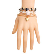 Gold Shell 4 Pcs Bracelet Set