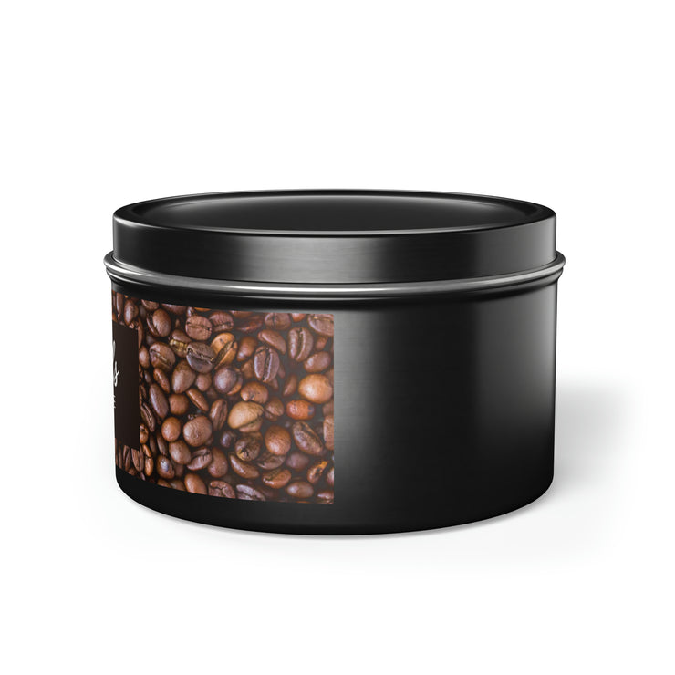 Unique Oils - Fresh Coffee Tin Candle