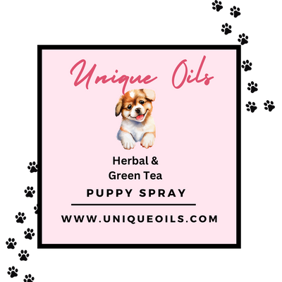 UNIQUE OILS Herbal & Green Tea Puppy Spray