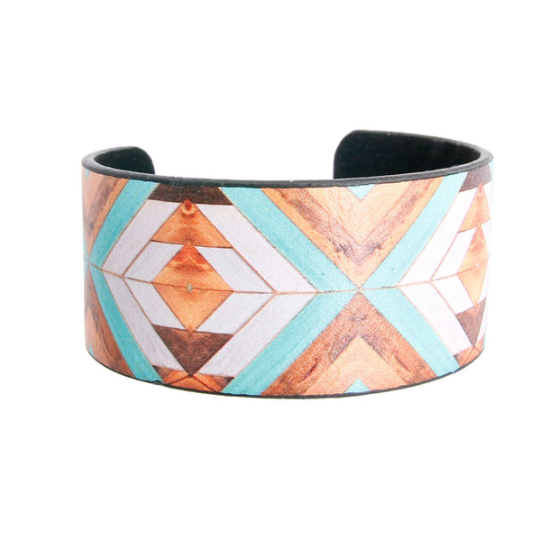 Turquoise Mosaic Cuff