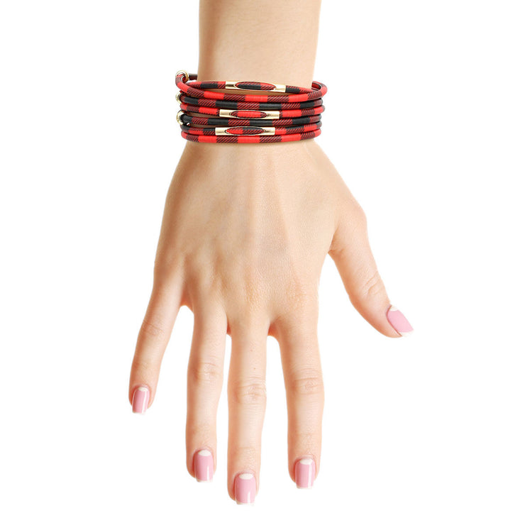 Red  Buffalo Magnetic Bracelet