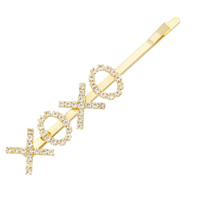 Gold XOXO Bobby Pin