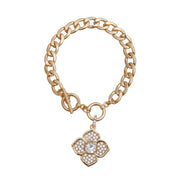 Golden Garden: Flower Bracelet