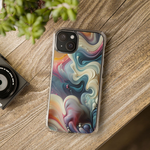 FASHION JUNKY - Liquid Art Fluid Flowing Pattern Phone Case - Bold & Pastel