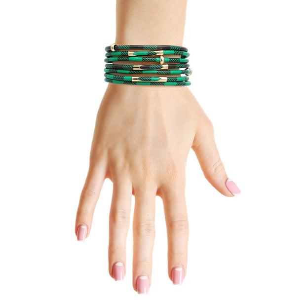 Green Buffalo Magnetic Bracelet