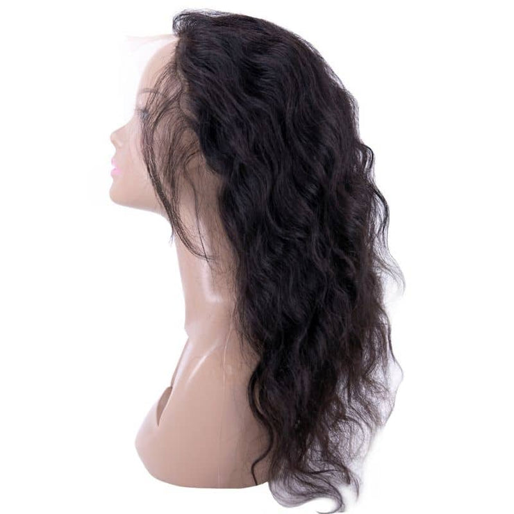 Raw Indian Curly 13x4 Transparent Lace Front Wig