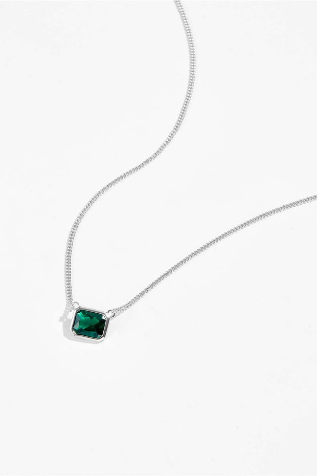 925 Sterling Silver Zircon Necklace