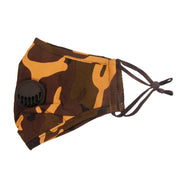 Mustard Camo Filter Mask