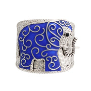 Full Blue Elephant Cuff