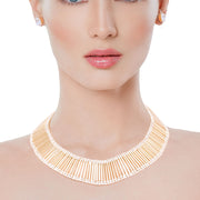 Gold Bar Rhinestone Collar