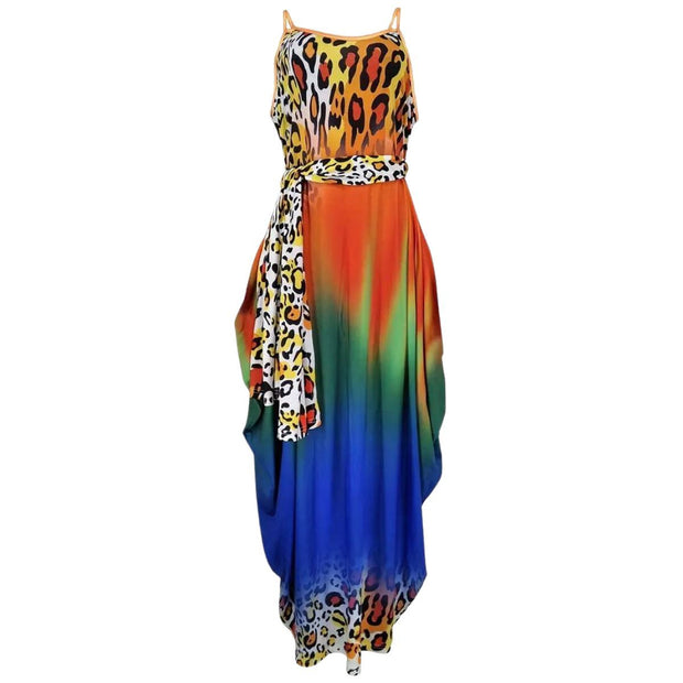 5XL Rainbow Cami Dress