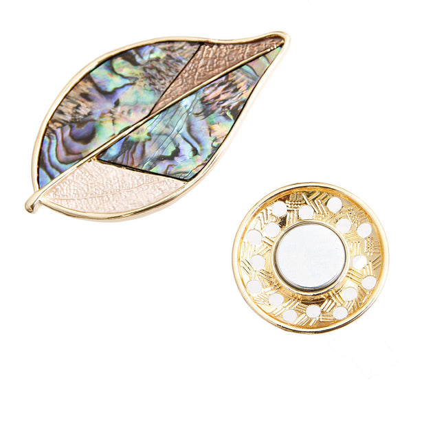 Gold Leaf Magnetic Pin