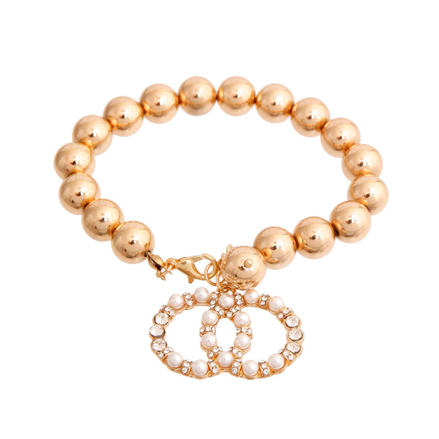 Ballin' in Gold: Ball Bracelet