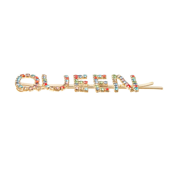 Multi Color QUEEN Bobby Pin