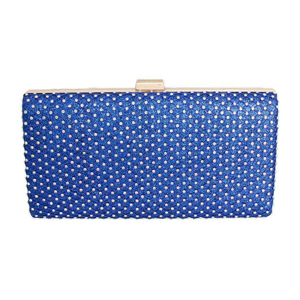 Clutch Hard Case Royal Blue Bag for Women