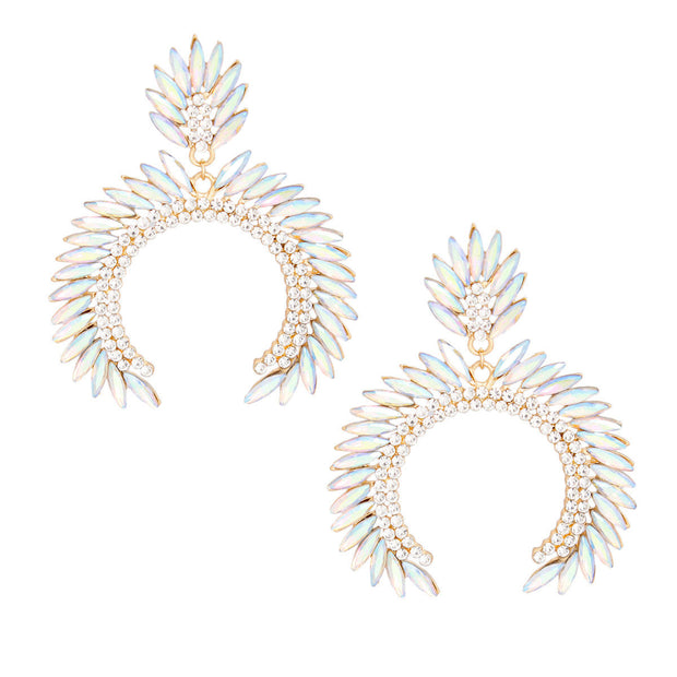 Drop Large AURBO Arch Statement Earrings for Women