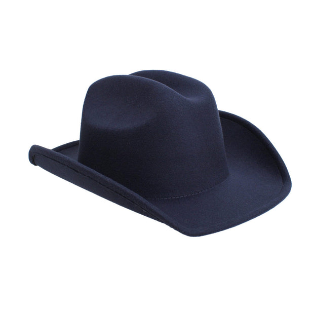 Cowboy Hat Navy Felt Western Fashion Hat