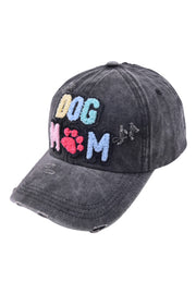 Black DOG MAMA Baseball Cap