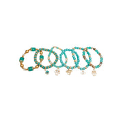 Turquoise Luck and Protection Charm Bracelets