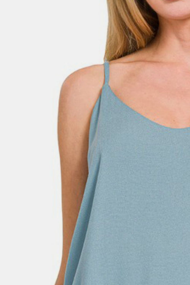 Zenana Two Layered Spaghetti Strap Cami