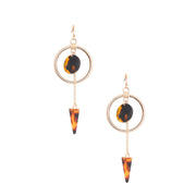 Gold Tortoiseshell Arrow Earrings