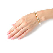 Cream Pearl Gold MOM Bracelet