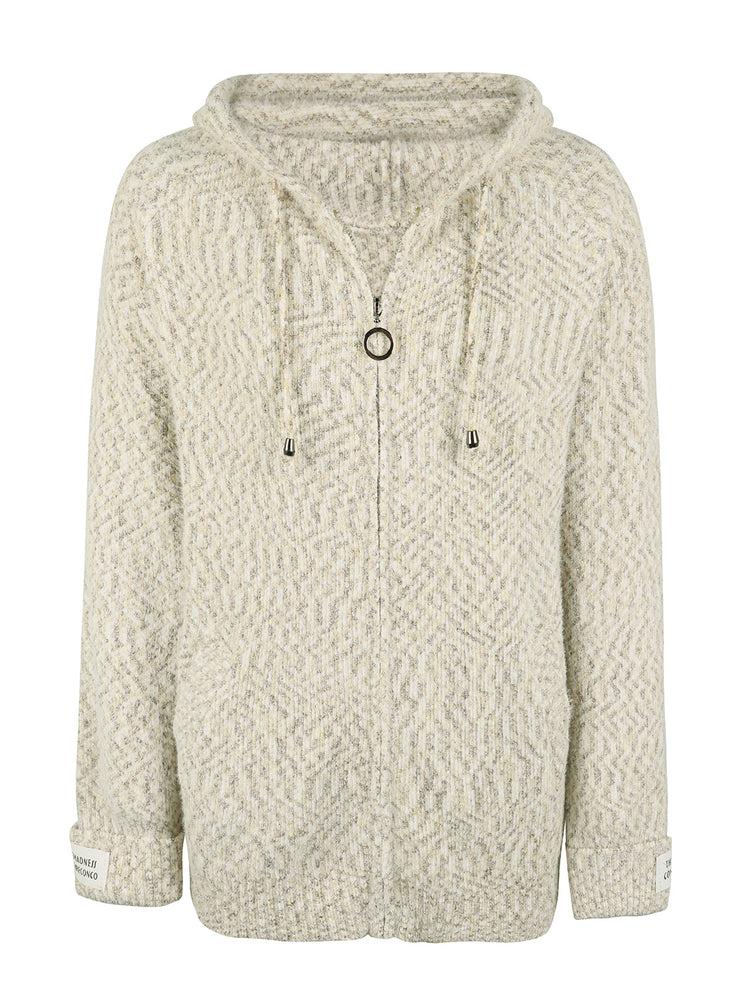 Zip-Up Hooded Sweater