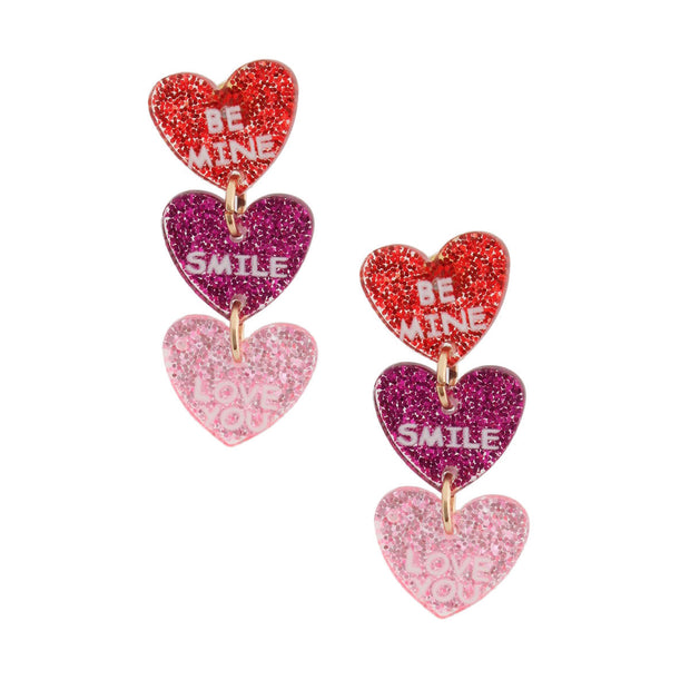 Be Mine Convo Heart Earrings