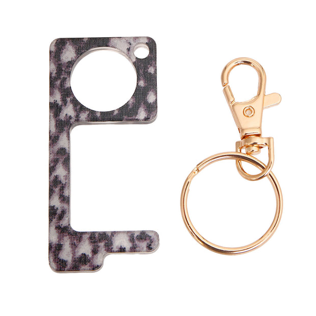 Snake Print Touchless Door Button Tool