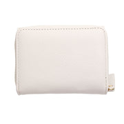 Accordian Wallet Beige Snap Cardholder for Women